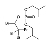 bis(2-methylpropyl) 1,2,2,2-tetrabromoethyl phosphate结构式