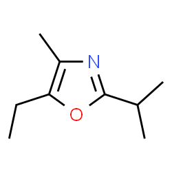 Oxazole, 5-ethyl-4-methyl-2-(1-methylethyl)- (9CI) Structure