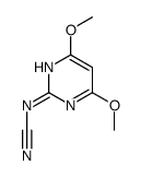 (4,6-dimethoxypyrimidin-2-yl)cyanamide Structure