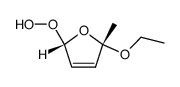 (2S,5S)-2-ethoxy-5-hydroperoxy-2-methyl-2,5-dihydrofuran Structure