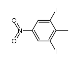 1,3-diiodo-2-methyl-5-nitrobenzene结构式