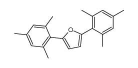 2,5-Dimesityl-furan结构式