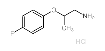 2-(4-FLUOROPHENOXY)-1-PROPANAMINE HYDROCHLORIDE Structure