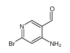 4-Amino-6-bromo-pyridine-3-carbaldehyde结构式