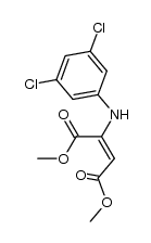 dimethyl 2-((3,5-dichlorophenyl)amino)maleate Structure