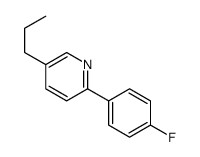 2-(4-fluorophenyl)-5-propylpyridine Structure