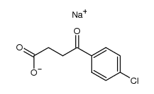 sodium 4-(4-chlorophenyl)-4-oxobutanoate结构式