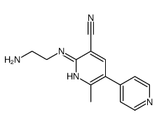 6-[(2-Aminoethyl)amino]-2-methyl-3,4'-bipyridine-5-carbonitrile structure