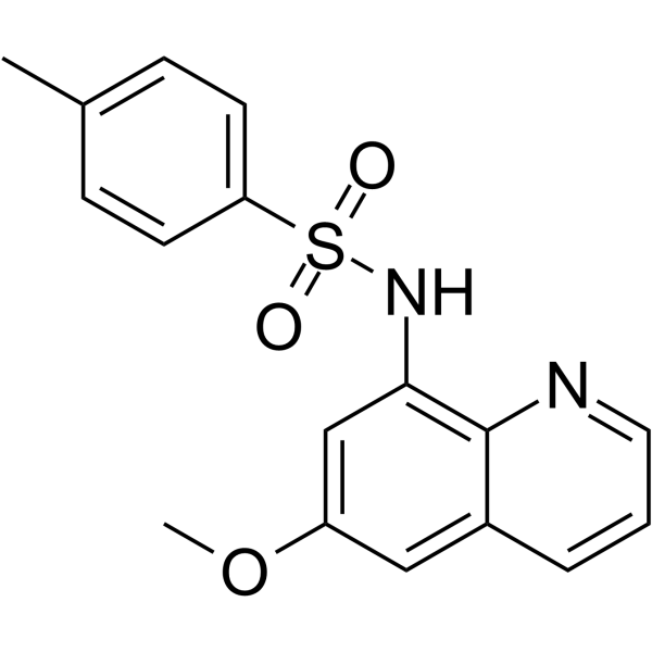 N-(6-甲氧-8-喹啉基)-P-对甲苯磺酰甲基亚硝酰胺图片