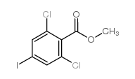 2,6-二氯-4-碘苯甲酸甲酯结构式
