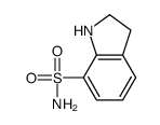 1H-Indole-7-sulfonamide,2,3-dihydro-(9CI)结构式
