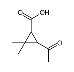 Cyclopropanecarboxylic acid, 3-acetyl-2,2-dimethyl- (9CI)结构式