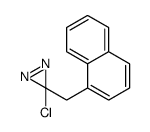 3-chloro-3-(naphthalen-1-ylmethyl)diazirine结构式