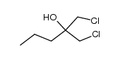 1-Chloro-2-(chloromethyl)-2-pentanol Structure