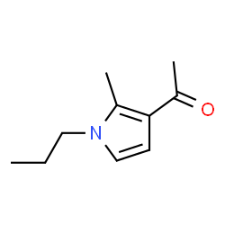 Ethanone, 1-(2-methyl-1-propyl-1H-pyrrol-3-yl)- (9CI)结构式