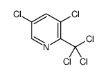 3,5-dichloro-2-(trichloromethyl)pyridine Structure