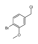 1-bromo-4-(chloromethyl)-2-methoxybenzene Structure