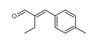 α-ethyl p-methylcinnamaldehyde Structure