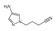 4-(4-amino-1H-pyrazol-1-yl)butanenitrile Structure