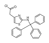 2-[2-(tritylamino)-1,3-thiazol-4-yl]acetyl chloride Structure