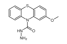 2-methoxy-10H-phenothiazine-10-carbohydrazide结构式