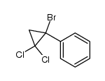 gem-2-bromo-2-phenyl-1,1-dichlorocyclopropane结构式
