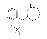 Hexahydro-3-[[2-(trifluoromethoxy)phenyl]methyl]-1H-azepine Structure