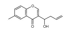 3-(1-hydroxybut-3-en-1-yl)-6-methylchromone Structure