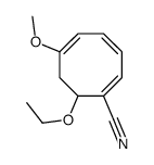 8-ethoxy-6-methoxycycloocta-1,3,5-triene-1-carbonitrile结构式