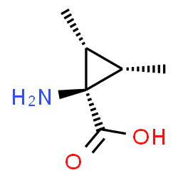 Cyclopropanecarboxylic acid, 1-amino-2,3-dimethyl-, (1alpha,2beta,3beta)- (9CI)结构式