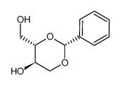 (2R,4S,5R)-4-(羟甲基)-2-苯基-1,3-二噁烷-5-醇结构式