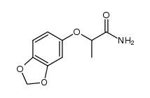 2-(benzo[d][1,3]dioxol-5-yloxy)propanamide Structure