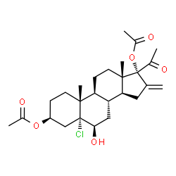 5-chloro-16-methylene-3,6,17-trihydroxypregnan-20-one-3,17-diacetate picture