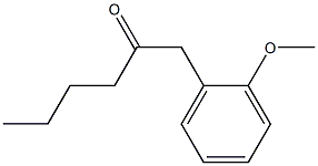 1-(2-METHOXYPHENYL)HEXAN-2-ONE结构式