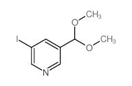 3-(Dimethoxymethyl)-5-iodopyridine structure