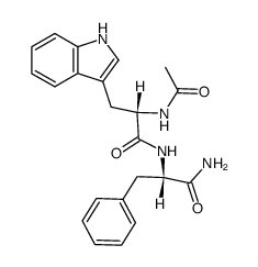 Ac-Trp-Phe-NH2结构式