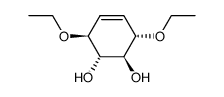 4-Cyclohexene-1,2-diol,3,6-diethoxy-,(1alpha,2bta,3alpha,6bta)-(9CI) Structure