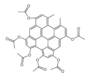 desoxohypericin hexaacetate structure