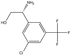 (2R)-2-AMINO-2-[5-CHLORO-3-(TRIFLUOROMETHYL)PHENYL]ETHAN-1-OL Structure