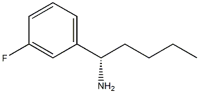 (1S)-1-(3-FLUOROPHENYL)PENTYLAMINE结构式