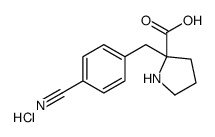 (S)-2-(4-CYANOBENZYL)PYRROLIDINE-2-CARBOXYLIC ACID HYDROCHLORIDE图片