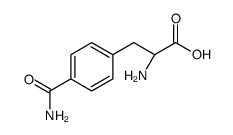 (R)-2-AMINO-3-(4-CARBAMOYLPHENYL)PROPANOIC ACID结构式
