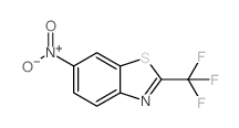 6-NITRO-2-(TRIFLUOROMETHYL)BENZOTHIAZOLE Structure