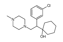 1-[1-(3-chlorophenyl)-2-(4-methylpiperazin-1-yl)ethyl]cyclohexan-1-ol结构式