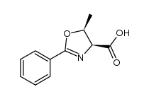 (4S,5S)-5-methyl-2-phenyl-4,5-dihydrooxazole-4-carboxylic acid Structure