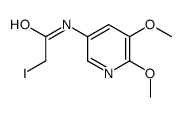 N-(5,6-dimethoxypyridin-3-yl)-2-iodoacetamide结构式