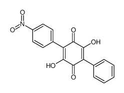 2,5-dihydroxy-3-(4-nitrophenyl)-6-phenylcyclohexa-2,5-diene-1,4-dione Structure