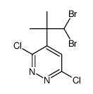 3,6-dichloro-4-(1,1-dibromo-2-methylpropan-2-yl)pyridazine结构式