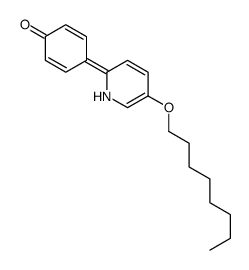 4-(5-octoxy-1H-pyridin-2-ylidene)cyclohexa-2,5-dien-1-one Structure
