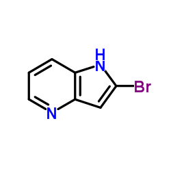2-溴-1H-吡咯并[3,2-b]吡啶结构式